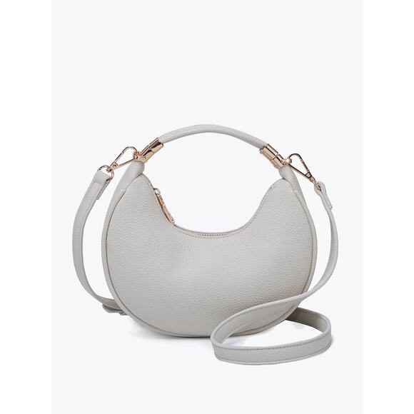 Half-Moon Crossbody w/ Convertible Snap Purse/Bag-Light Seafoam - Picture 4 of 7